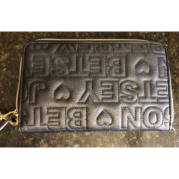 Betsey Johnson Logo Patterned Wallet/Cardholder - Picture 6 of 6